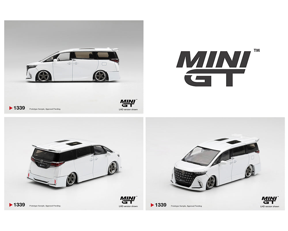 (Preorder) Mini GT 1:64 Toyota Alphard 40 KUHL – White #1339