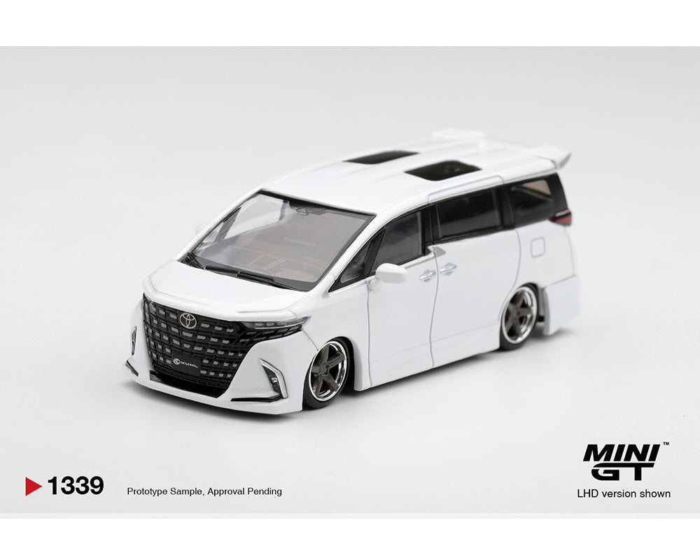 (Preorder) Mini GT 1:64 Toyota Alphard 40 KUHL – White #1339