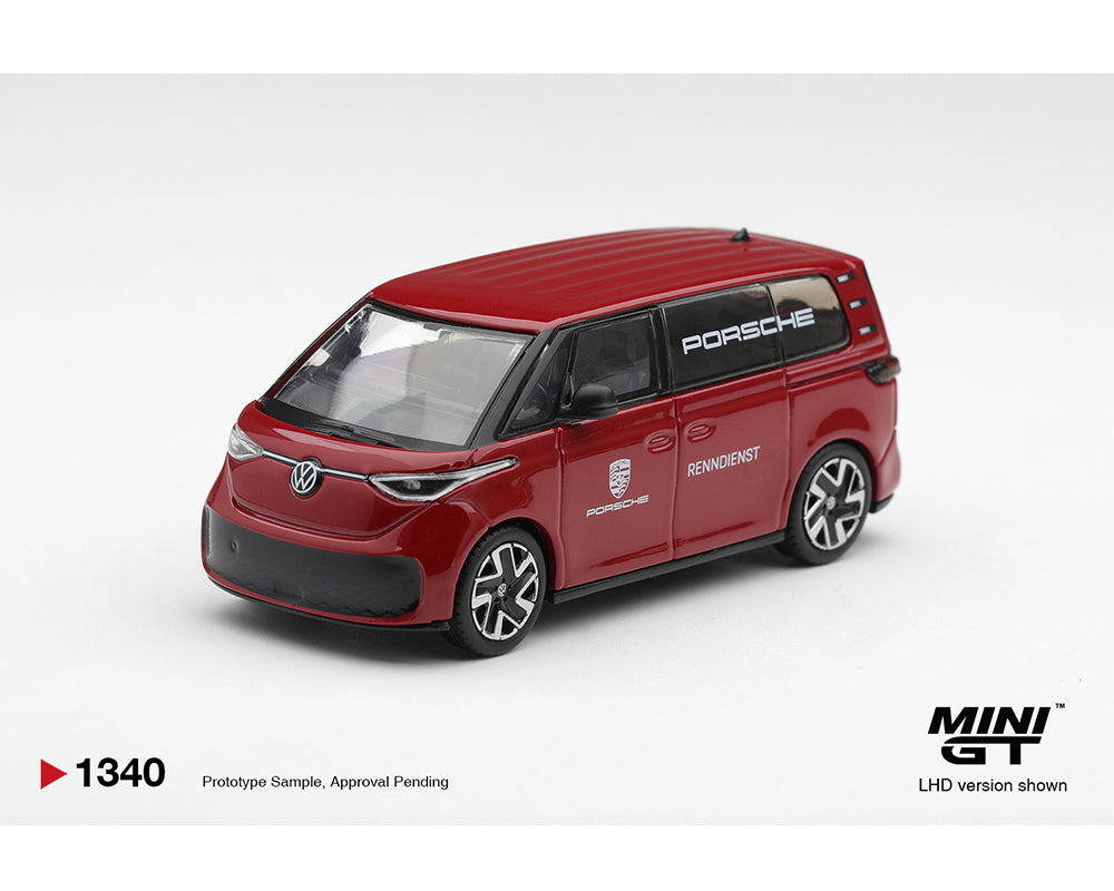 (Preorder) Mini GT 1:64 Volkswagen ID.Buzz Porsche Renndienst #1340