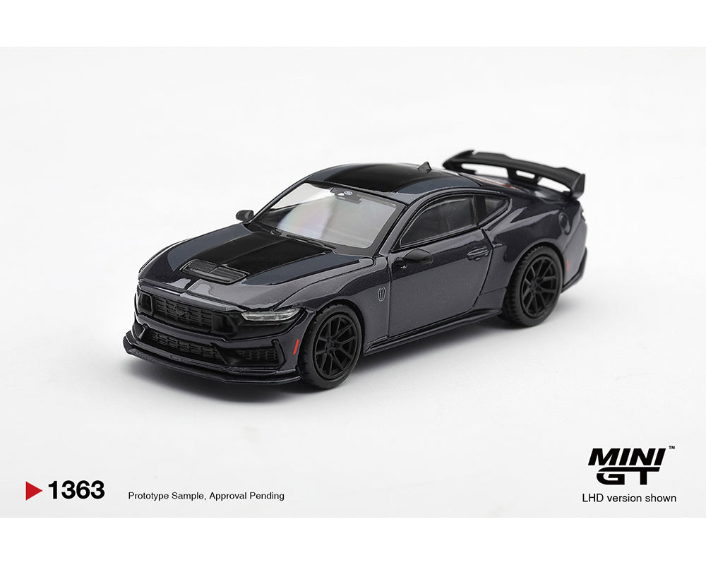 (Preorder) Mini GT 1:64 Ford Mustang Dark Horse – Blue Ember #1363