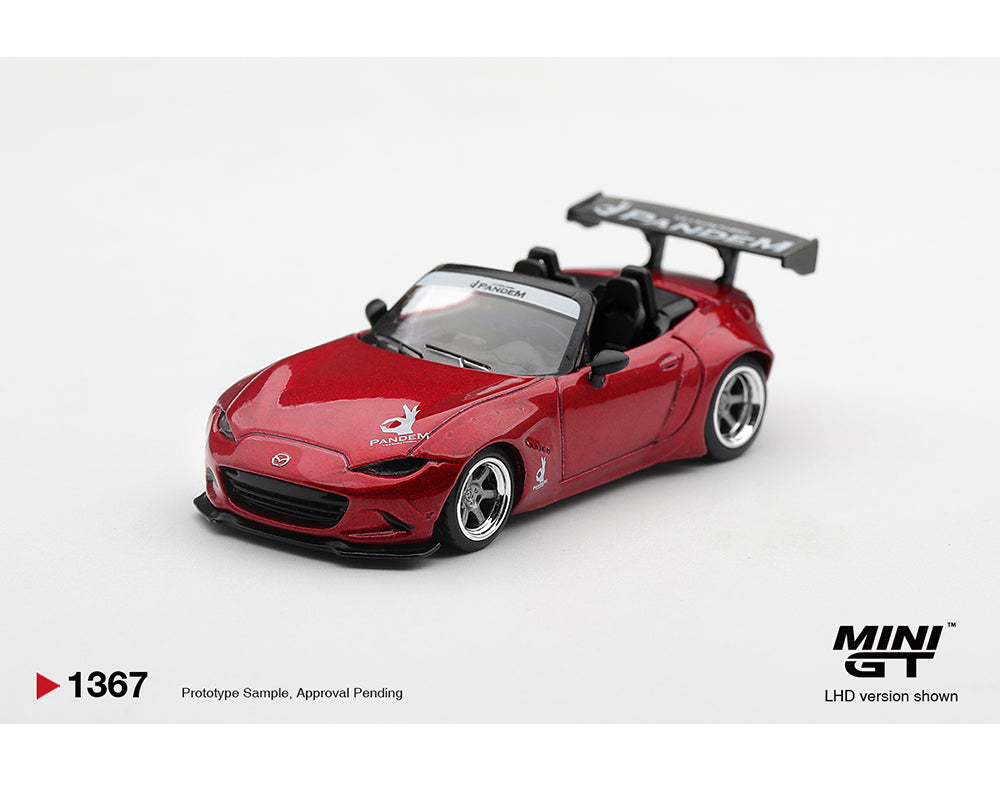 (Preorder) Mini GT 1:64 Mazda Miata MX-5 (ND) Pandem Kodo Red #1367