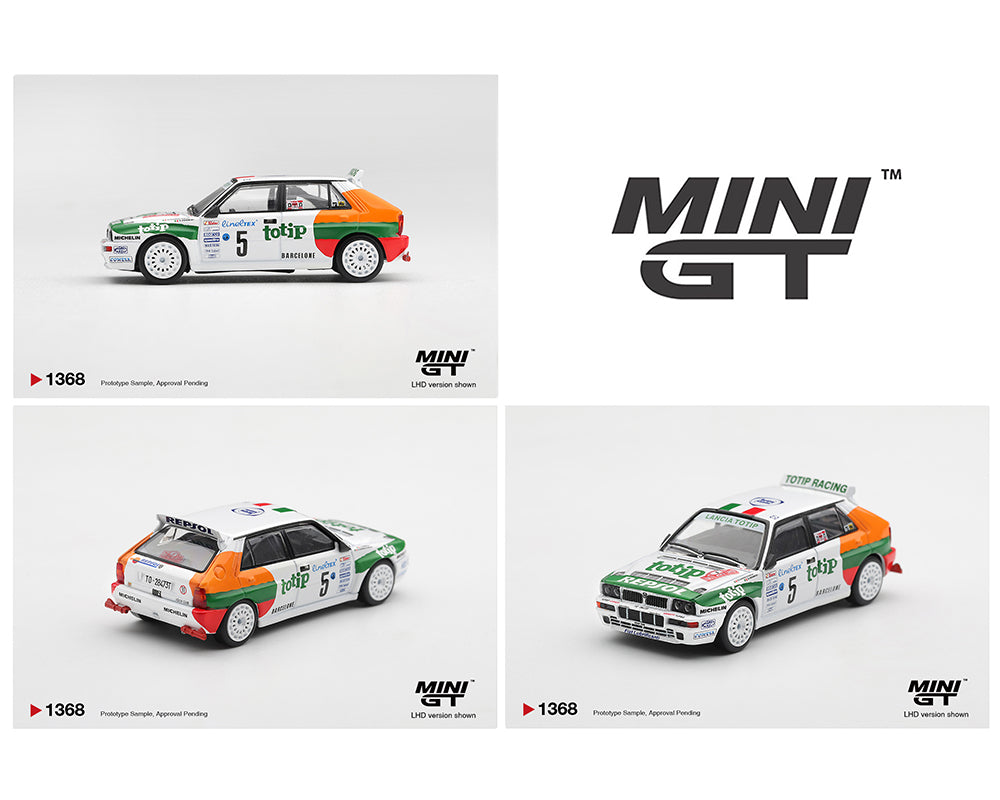 (Preorder) Mini GT 1:64 Lancia Delta HF Integrale Evoluzione #5 1993 Rallye Monte-Carlo #1368
