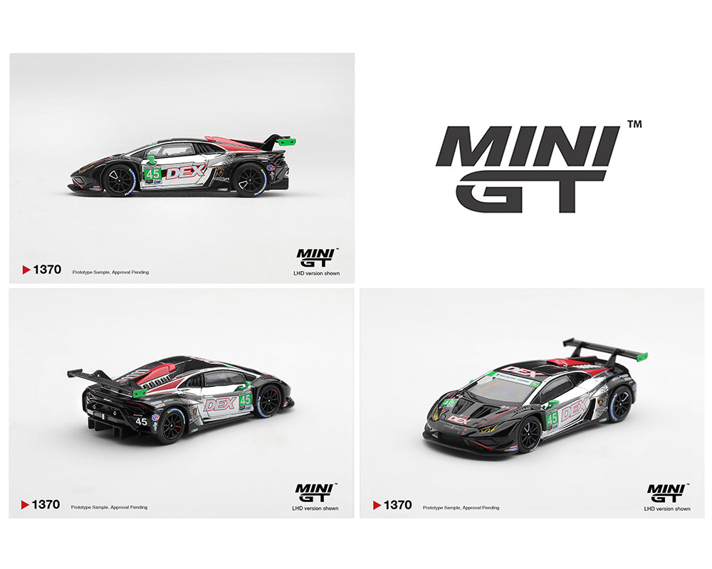 (Preorder) Mini GT 1:64 Lamborghini Huracan GT3 EVO2 #45 DEX Wayne Taylor Racing 2025 IMSA Chevrolet Grand Prix Class Winner #1370