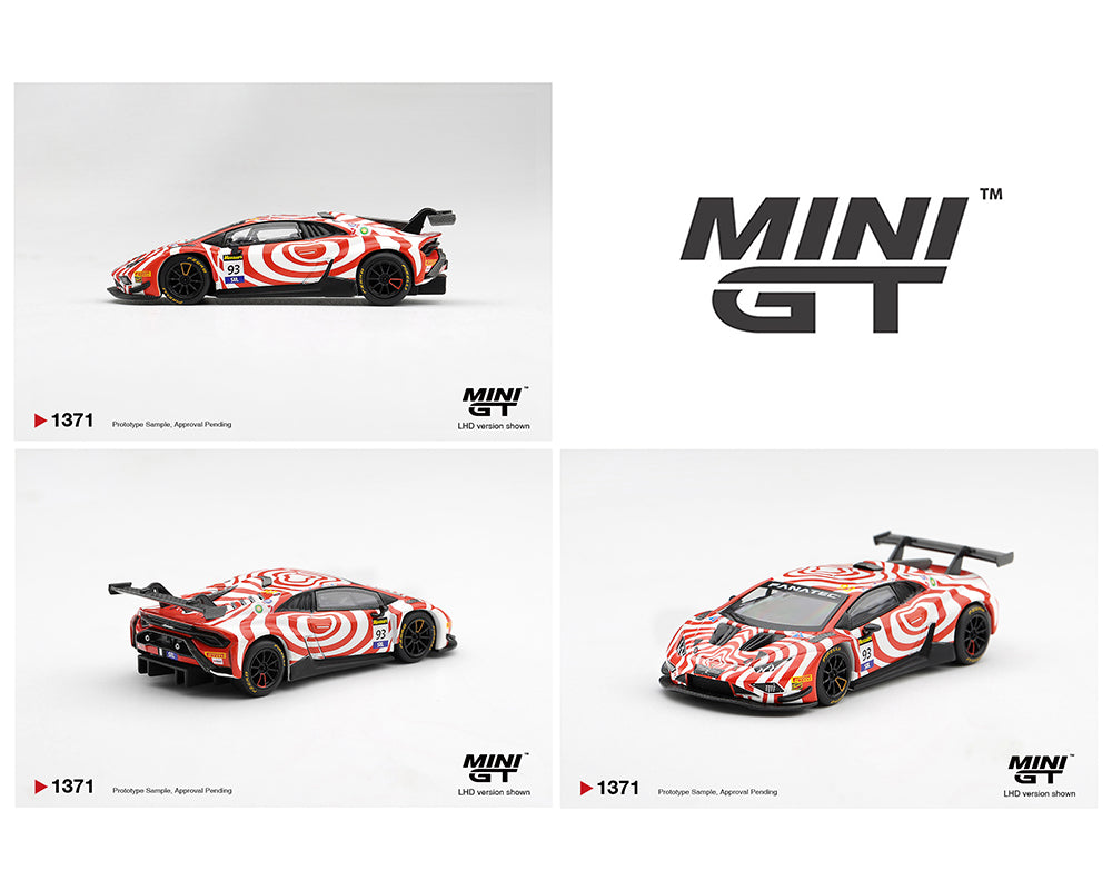 (Preorder) Mini GT 1:64 Lamborghini Huracan GT3 EVO2 #93 Wall Racing 2025 Bathurst 12 hrs #1371
