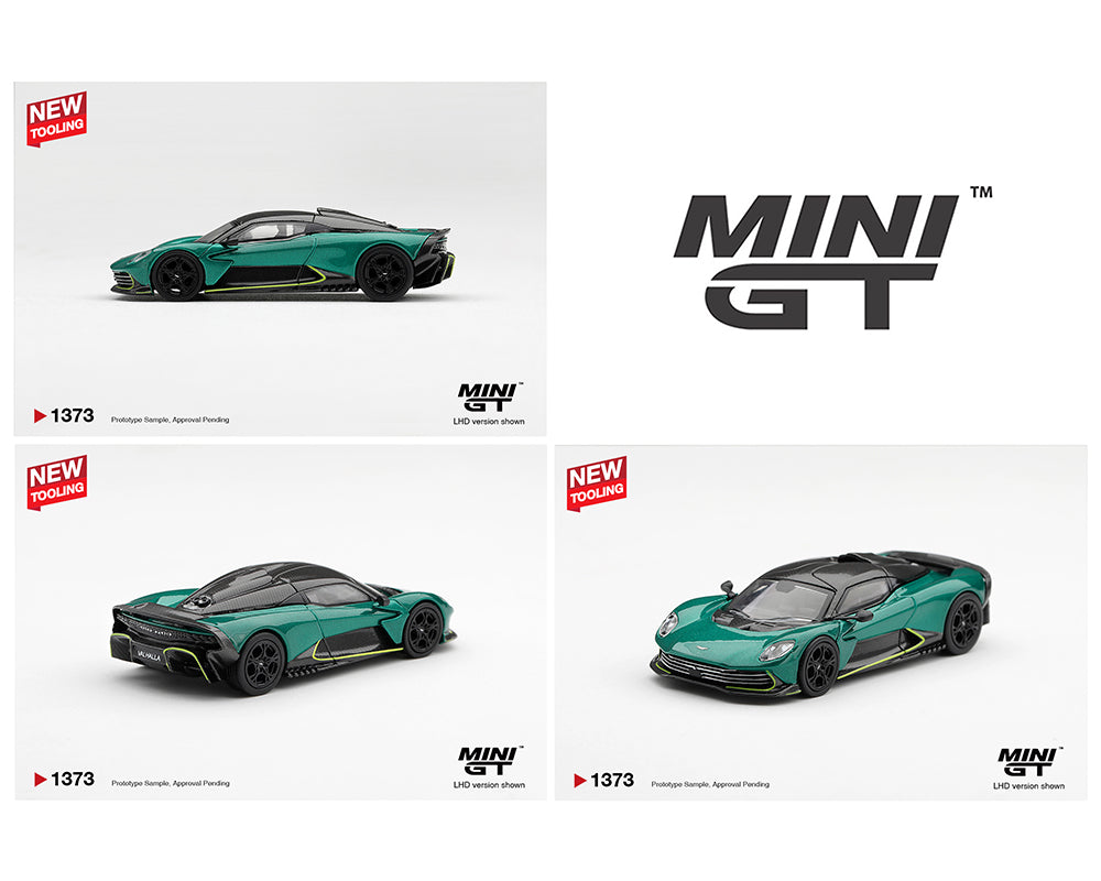 (Preorder) Mini GT 1:64 Aston Martin Valhalla Podium Green #1373