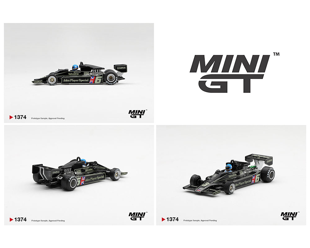 (Preorder) Mini GT 1:64 Lotus 78 #6 Ronnie Peterson 1978 S. African GP Winner #1374