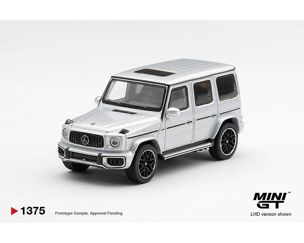 (Preorder) Mini GT 1:64 Mercedes-AMG G 63 Silver Metallic #1375