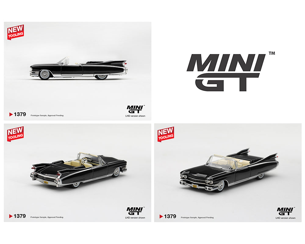 (Preorder) Mini GT 1:64 Cadillac Eldorado Biarritz 1959 Black #1379