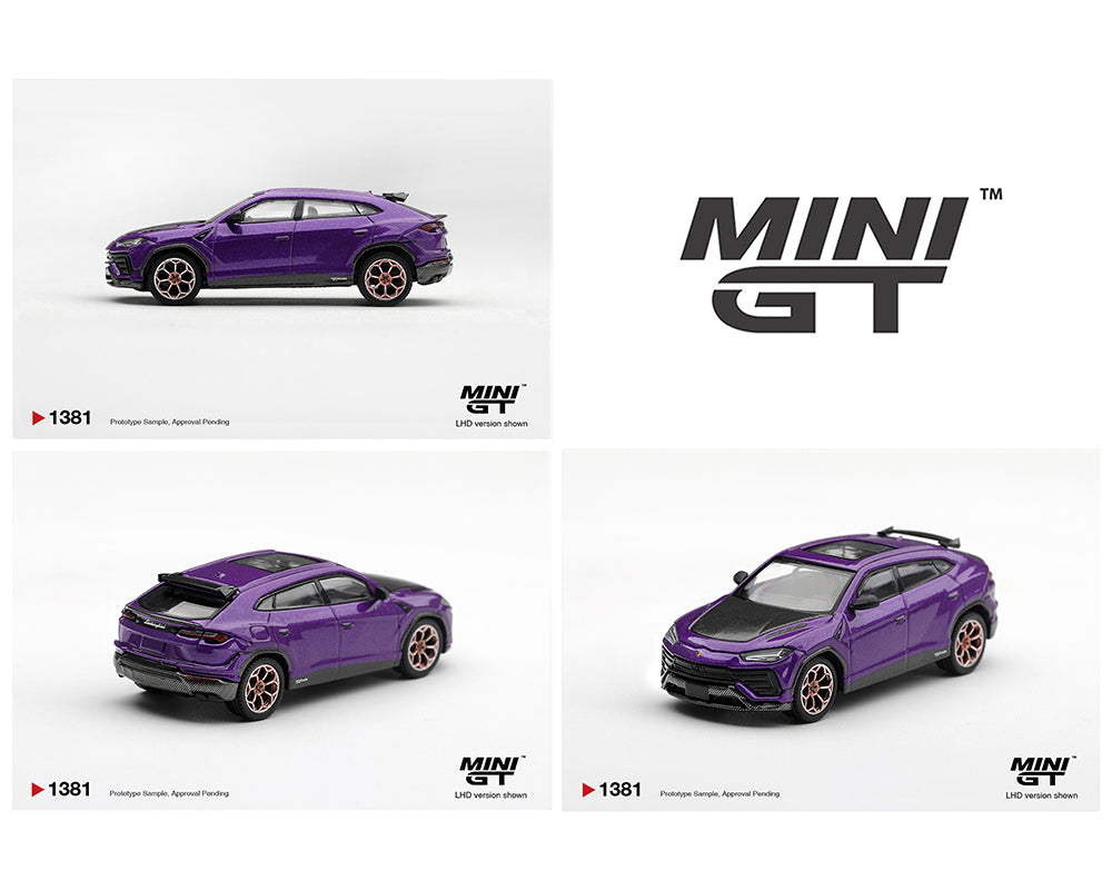 (Preorder) Mini GT 1:64 Lamborghini Urus Performante Viola Pasifae #1381