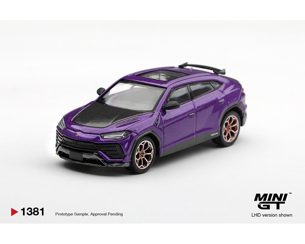 (Preorder) Mini GT 1:64 Lamborghini Urus Performante Viola Pasifae #1381