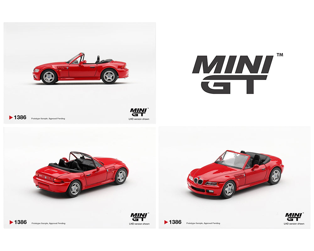 (Preorder) Mini GT 1:64 BMW Z3 Hellrot Red #1386