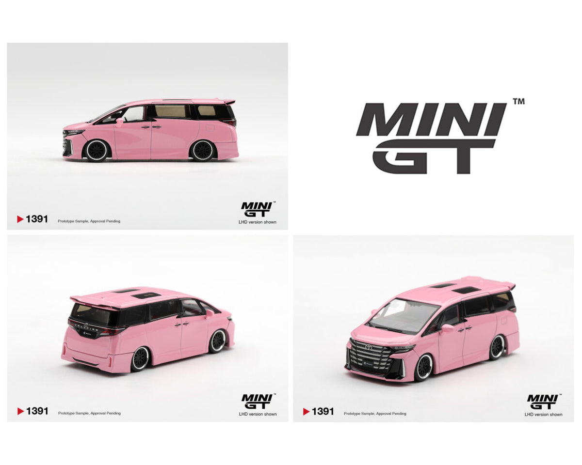 (Preorder) Mini GT 1:64 Toyota Vellfire 40 KUHL Metallic Pink #1391