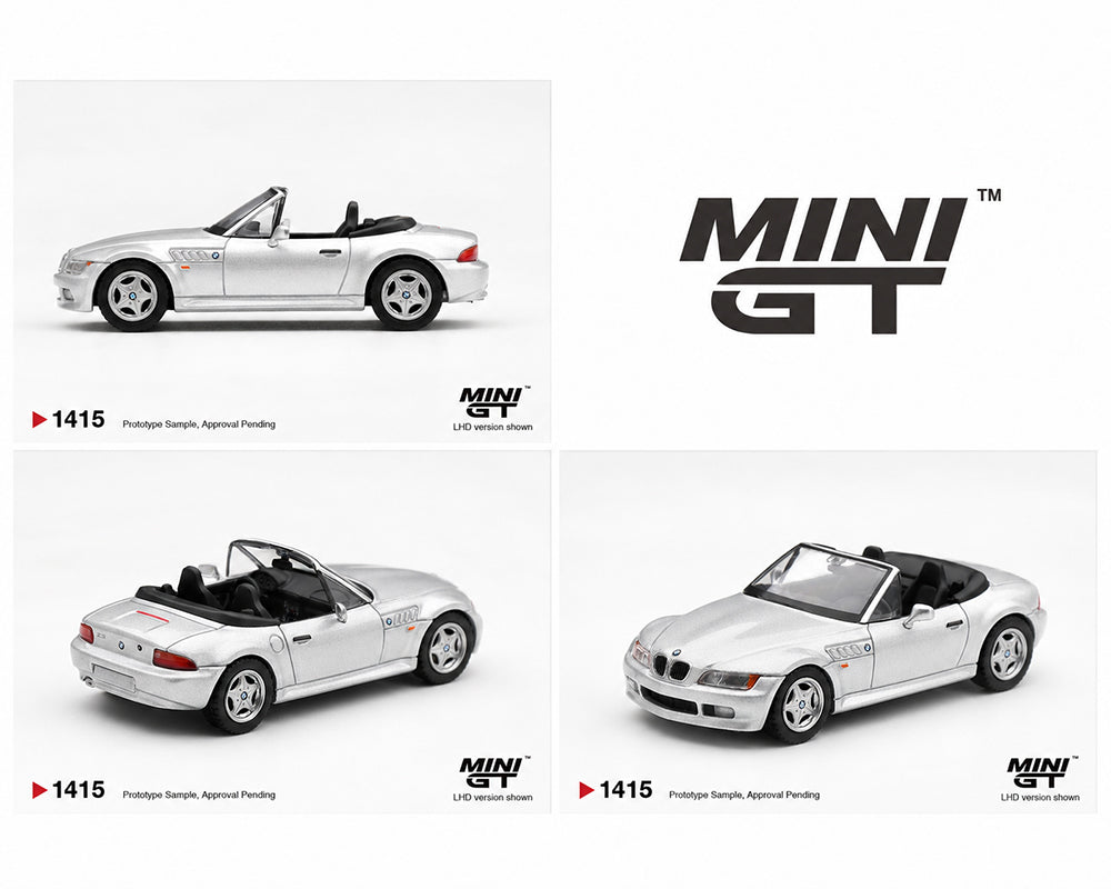 (Preorder) Mini GT 1:64 BMW Z3 Titanium Silver #1415