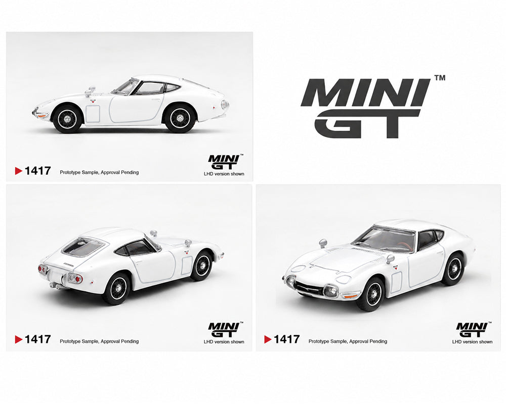 (Preorder) Mini GT 1:64 Toyota 2000GT Pegasus White #1417