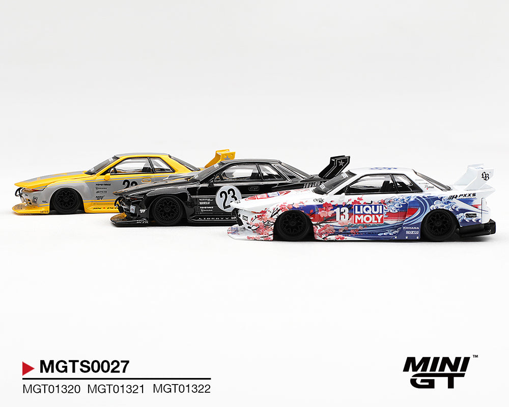 (Preorder) Mini GT 1:64 INOZETEK x Liberty Walk R32 Set 2026 Show Edition 3 Cars Set MGTS0027