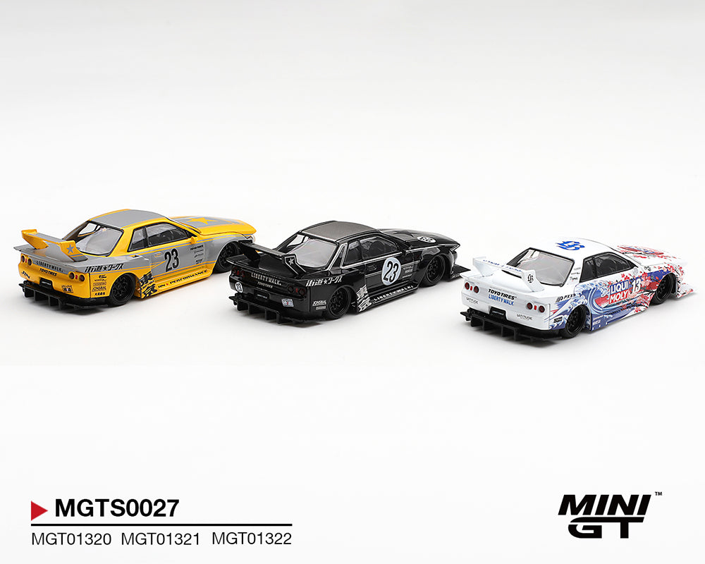 (Preorder) Mini GT 1:64 INOZETEK x Liberty Walk R32 Set 2026 Show Edition 3 Cars Set MGTS0027