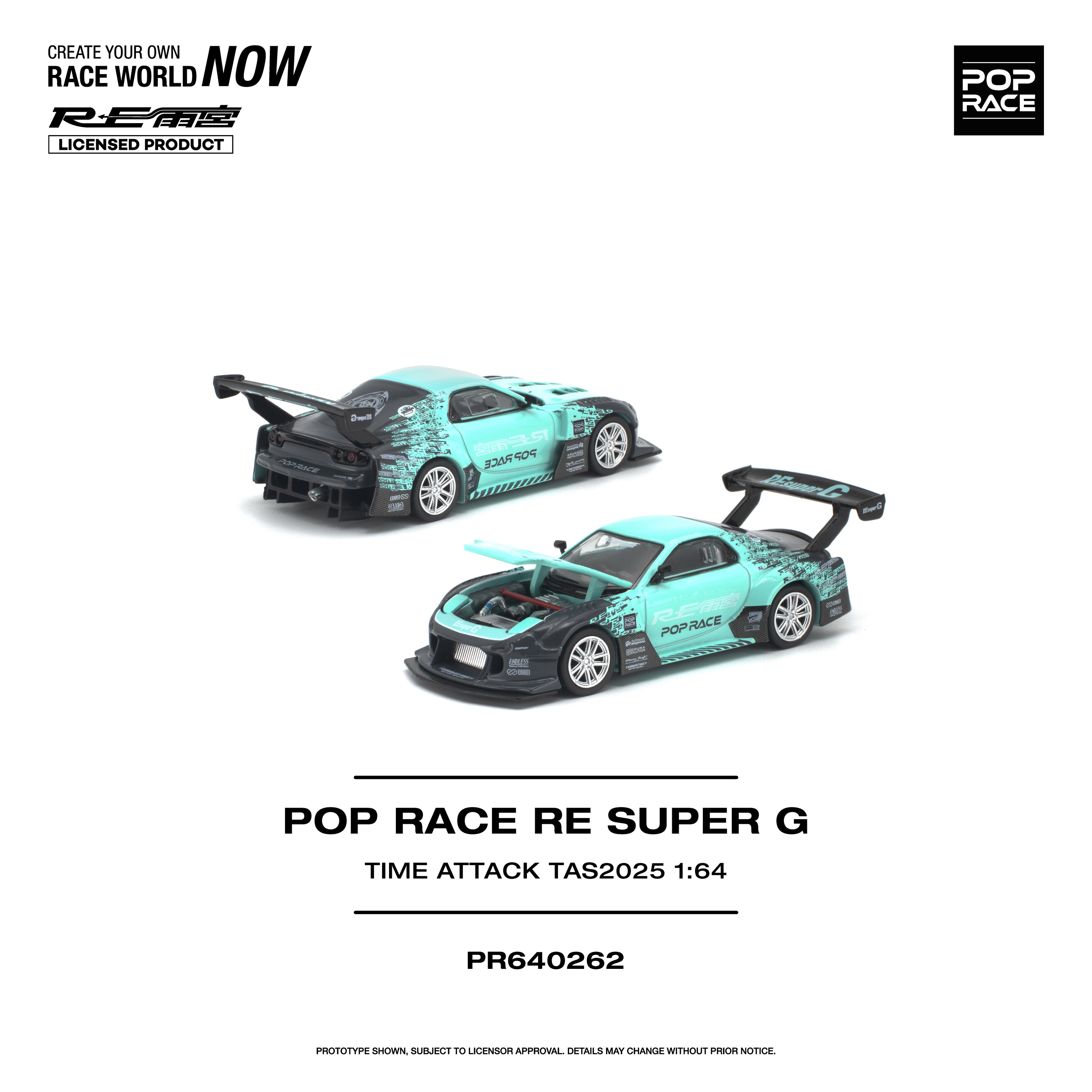 (Preorder) Pop Race 1/64 Pop Race RE Super G Time Attack TAS 2025
