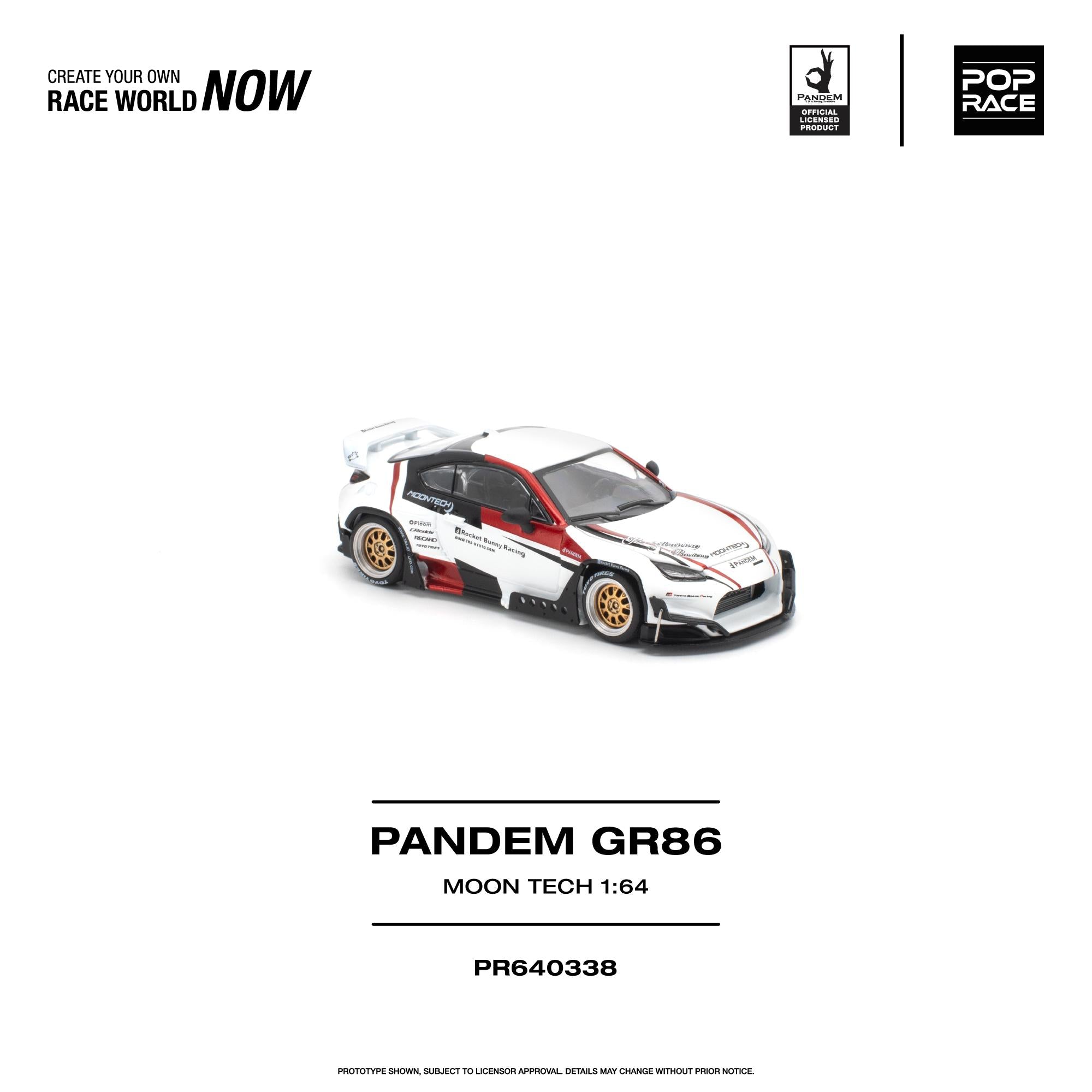 (Preorder) Pop Race 1:64 Pandem GR 86 Moontech PR640338