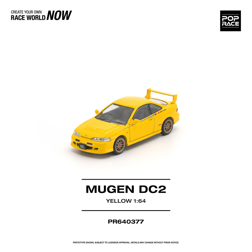 (Preorder) POPRACE 1/64 MUGEN DC2 - YELLOW