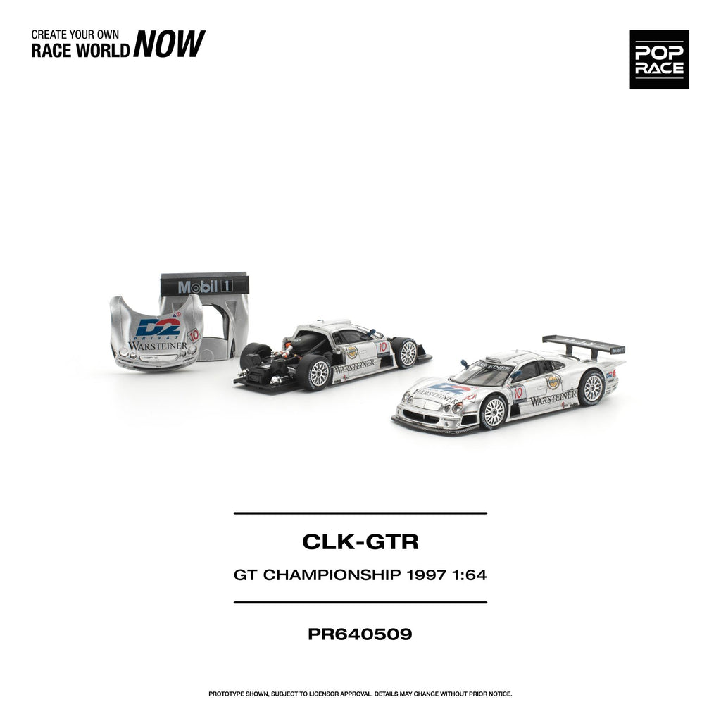 (Preorder) Pop Race 1/64 Mercedes-Benz AMG CLK GTR FIA GT Championship 1997