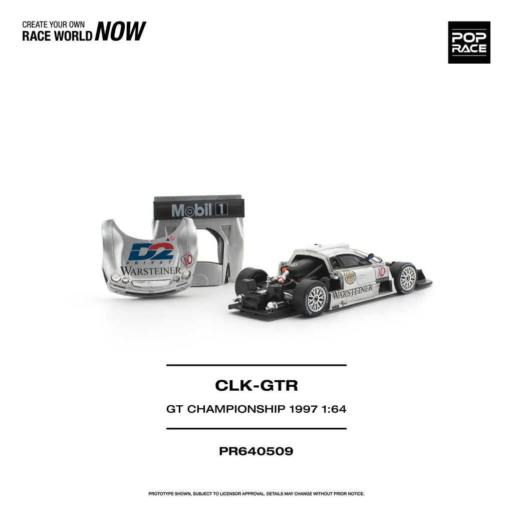 (Preorder) Pop Race 1/64 Mercedes-Benz AMG CLK GTR FIA GT Championship 1997