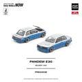 (Preorder) Pop Race 1/64 PANDEM E30 SILVER/BLUE