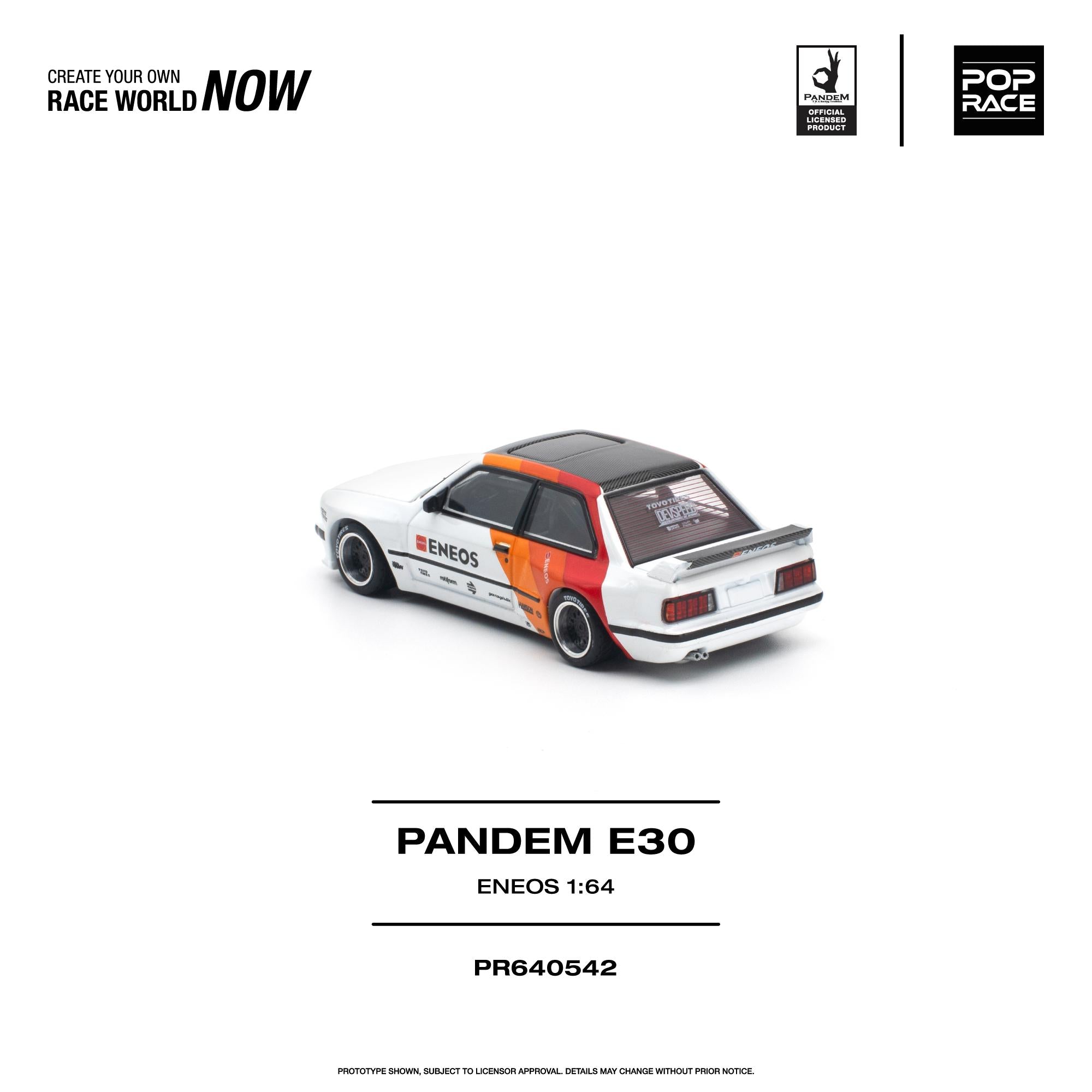 (Preorder) Pop Race 1:64 Pandem E30 Eneos PR640542