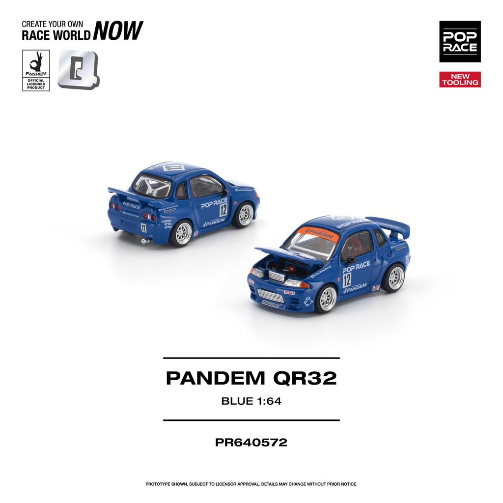 (Preorder) Pop Race 1/64 PANDEM QR32 Blue
