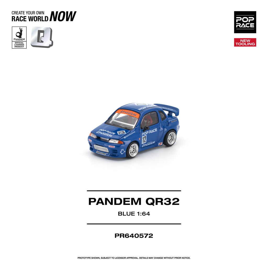 (Preorder) Pop Race 1/64 PANDEM QR32 Blue