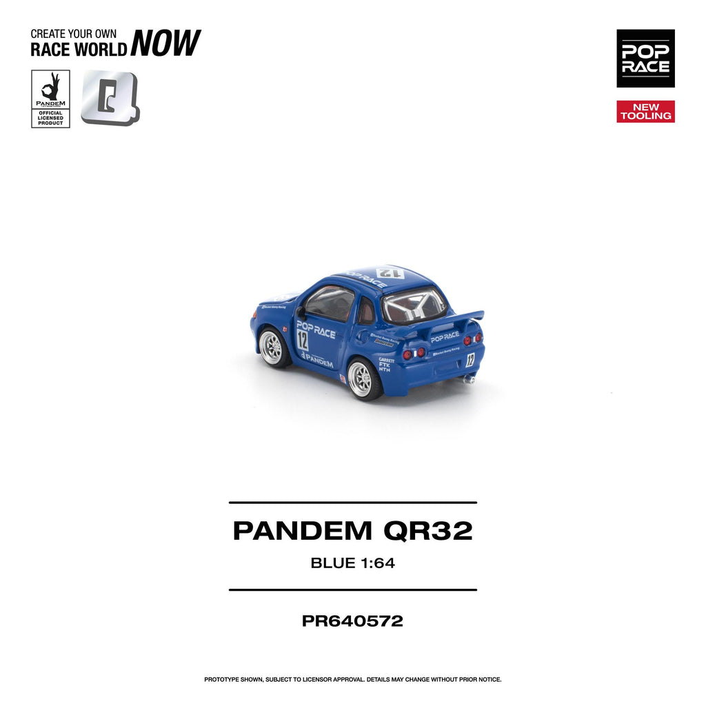 (Preorder) Pop Race 1/64 PANDEM QR32 Blue