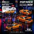 (Preorder) POPRACE x Tokyo Station Exclusives 1/64 TOP SECRET SUPRA A80 GT300 ORANGE CHROME