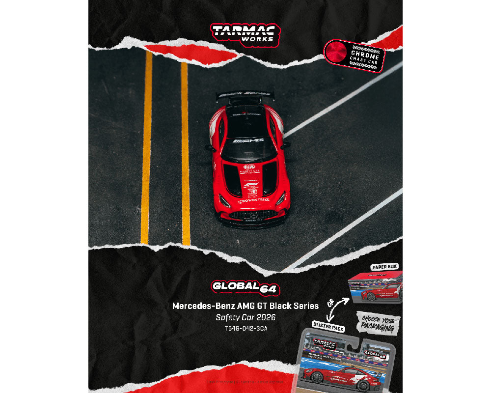 (Preorder) Tarmac Works 1:64 Mercedes-Benz AMG GT Black Series Safety Car 2026 – Global64