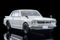 (Preventa) Tomica Limited Vintage LV-N380a Nissan Skyline Hardtop 2000GT-R con llantas RS Watanabe (Blanco) Modelo 72