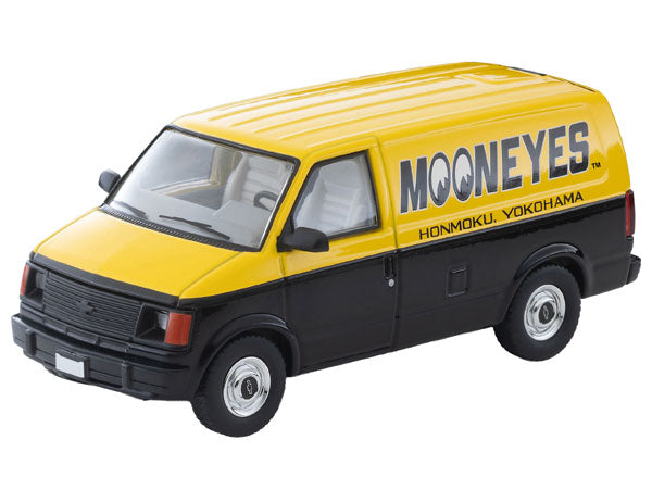 (Preorder) Tomica Limited Vintage LV-N344b Chevrolet Astro Van (MOONEYES) Yellow/Black