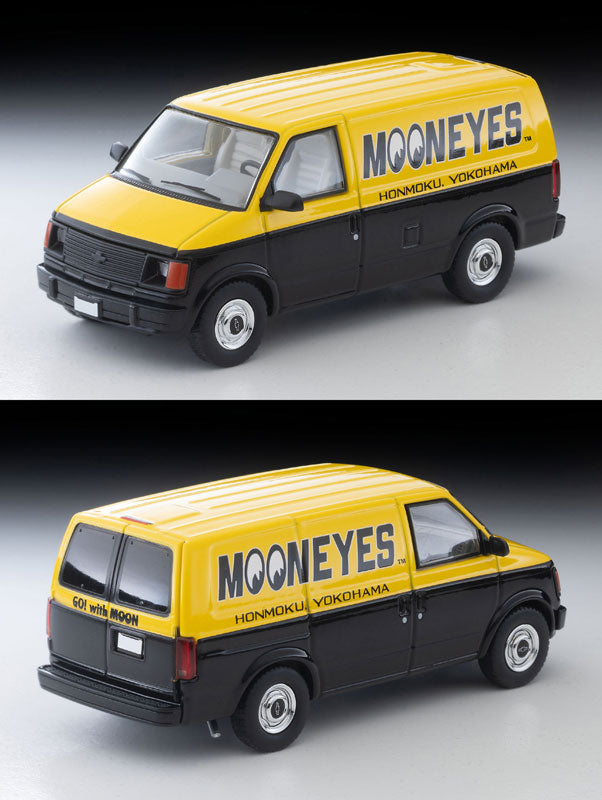 (Preorder) Tomica Limited Vintage LV-N344b Chevrolet Astro Van (MOONEYES) Yellow/Black