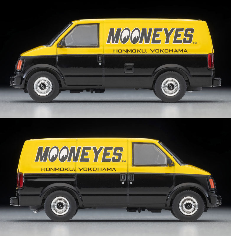 (Preorder) Tomica Limited Vintage LV-N344b Chevrolet Astro Van (MOONEYES) Yellow/Black