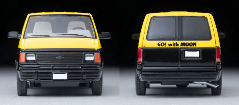 (Preorder) Tomica Limited Vintage LV-N344b Chevrolet Astro Van (MOONEYES) Yellow/Black