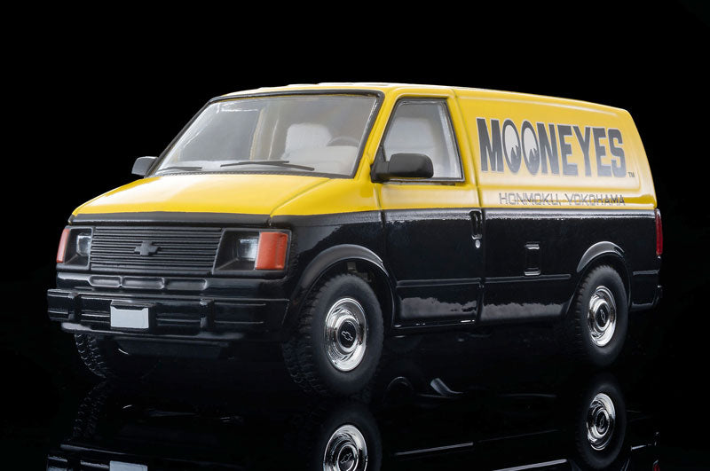 (Preorder) Tomica Limited Vintage LV-N344b Chevrolet Astro Van (MOONEYES) Yellow/Black