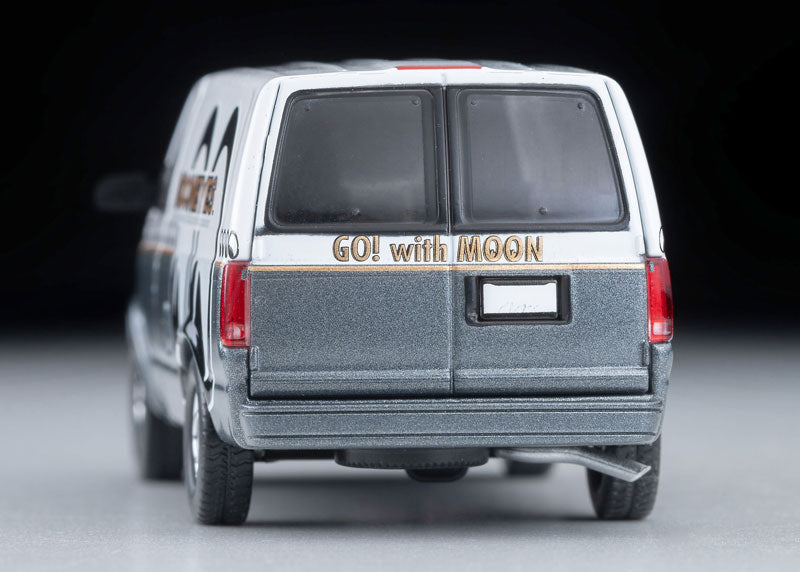 (Preorder) Tomica Limited Vintage LV-N344c Chevrolet Astro Van (MOONEYES) White/Gray