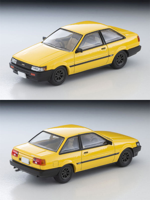 (Preorder) Tomica Limited Vintage NEO 1:64 Toyota Corolla Levin 2-door GT Car w/RS Watanabe Wheel E (Yellow) '83 Model LV-N284f