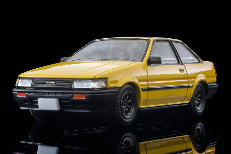 (Preorder) Tomica Limited Vintage NEO 1:64 Toyota Corolla Levin 2-door GT Car w/RS Watanabe Wheel E (Yellow) '83 Model LV-N284f