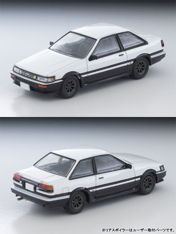 (Preorder) Tomica Limited Vintage NEO 1:64 oyota Corolla Levin 2-door GT-APEX Car w/RS Watanabe Wheel (White/Black) '85 Model LV-N304d