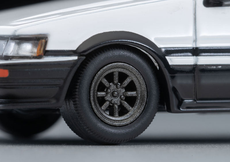 (Preorder) Tomica Limited Vintage NEO 1:64 oyota Corolla Levin 2-door GT-APEX Car w/RS Watanabe Wheel (White/Black) '85 Model LV-N304d