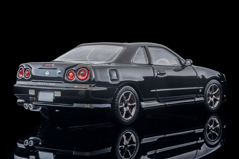 (Preorder) Tomica Limited Vintage NEO 1:64 Nissan Skyline ER34 25GT TURBO w/Option Part (Black) 2000 Model LV-N353c