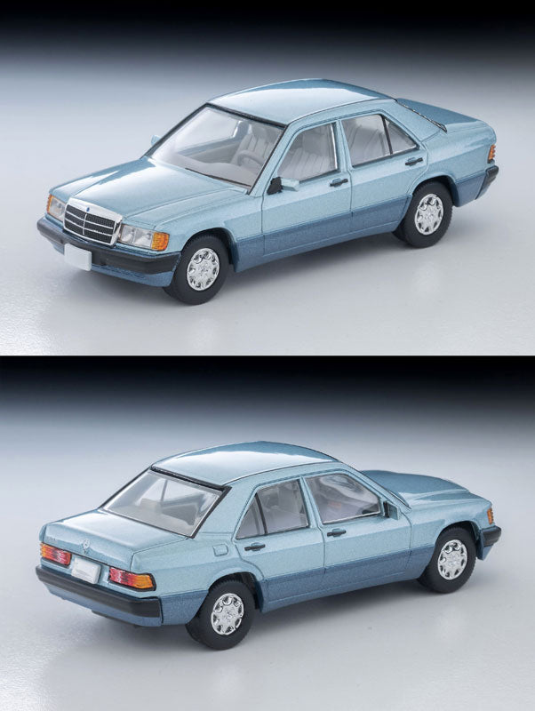 (Preorder)Tomica Limited Vintage NEO 1:64 Mercedes-Benz 190 E (Pearl Blue/Two-Tone) '92 Model  LV-N77c