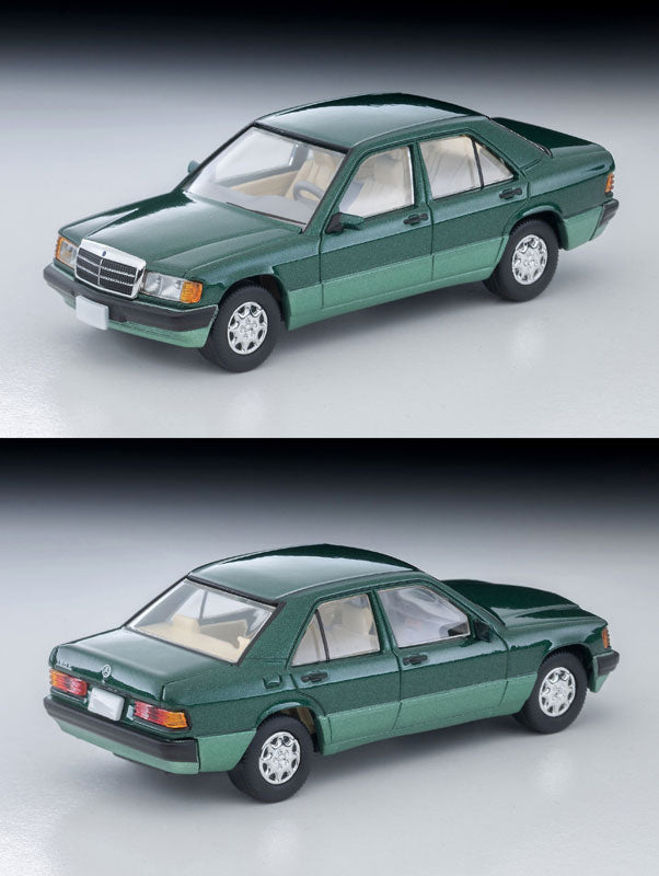 (Preorder) Tomica Limited Vintage NEO 1:64 Mercedes-Benz 190 E (Green/Two-Tone) 92 Model LV-N77d