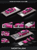 Mortal 1:64 Nissan 240SX S14 Kouki Flashy Pink