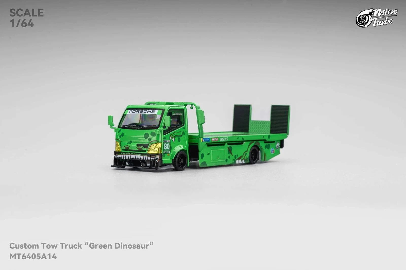 Mega Gear 1:64 CUSTOM TOW TRUCK REXY Green Diecast Model