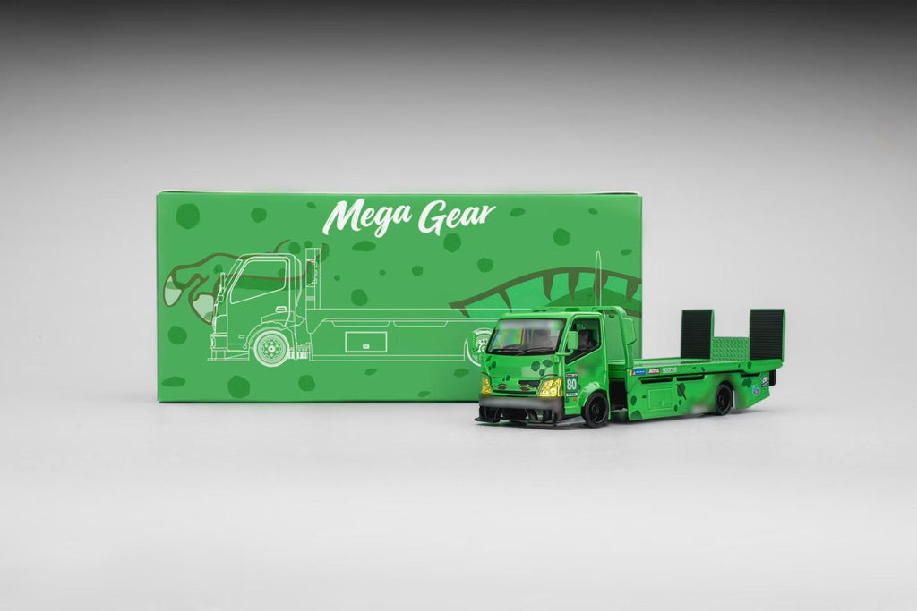 Mega Gear 1:64 CUSTOM TOW TRUCK REXY Green Diecast Model