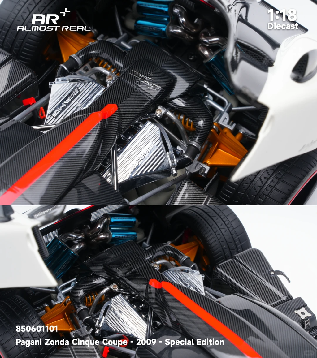 Almost Real 1:18 Pagani Zonda Cinque Coupe(Red Emblem)